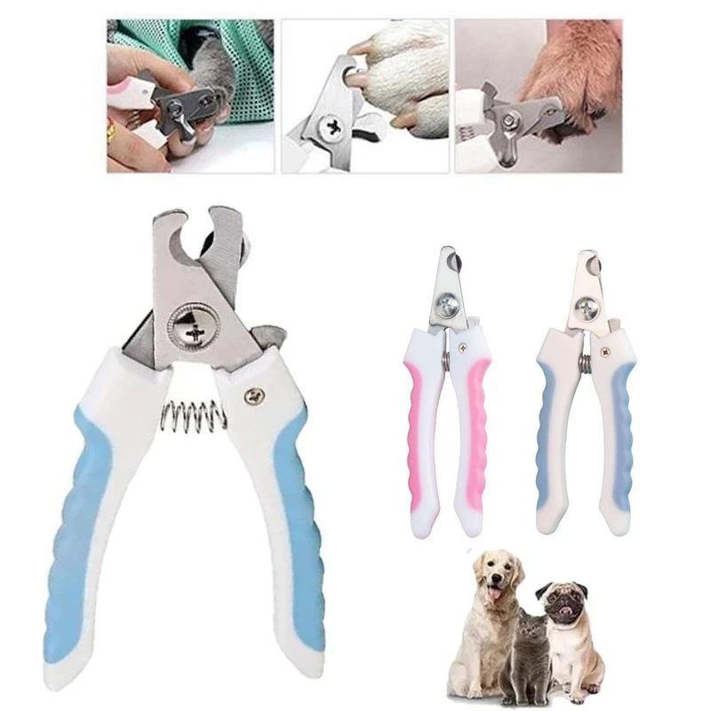 Ergonomic Pet Nail Clipper for Dogs & Cats