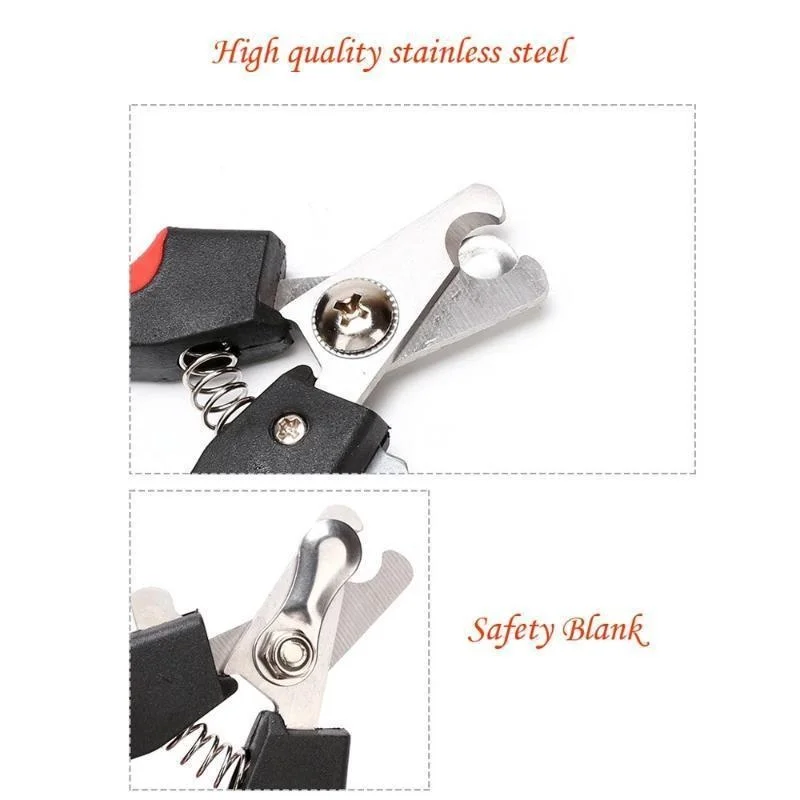 Ergonomic Pet Nail Clipper for Dogs & Cats